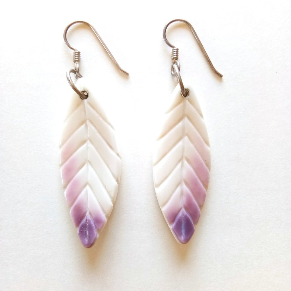 NWOT Artisan Shell Earrings